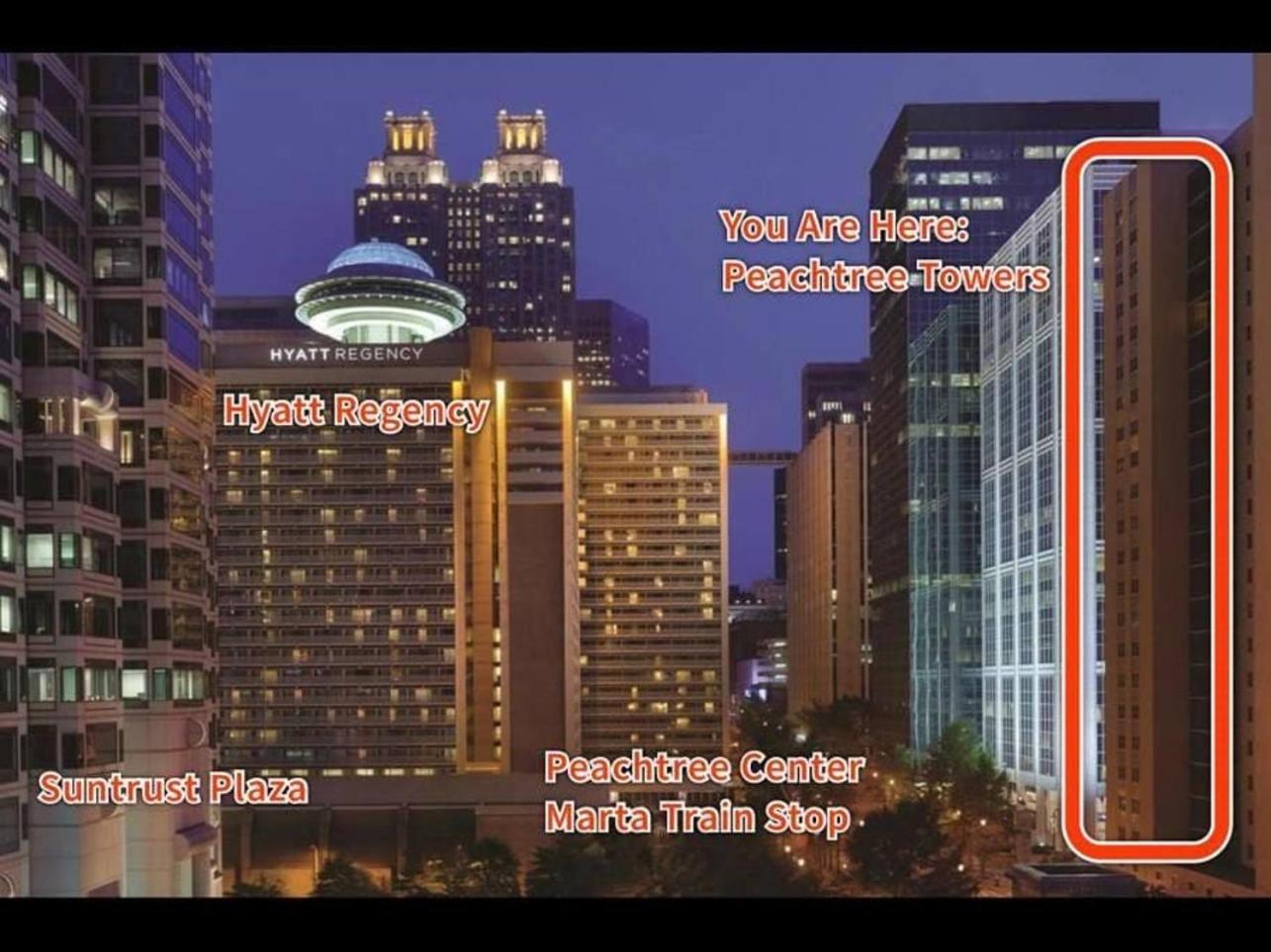 Stayatl High Rise Condo Downtown Atl With Views Атланта Екстериор снимка